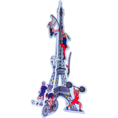 3D Eiffel Tower - Olympic Games