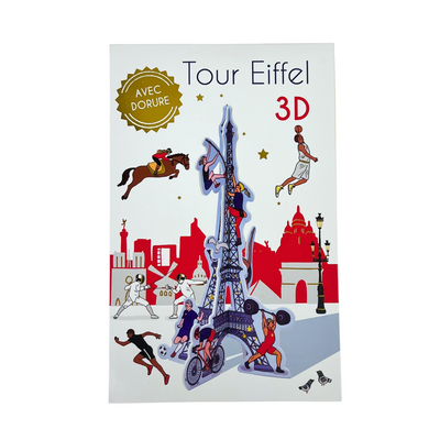3D Eiffel Tower - Olympic Games