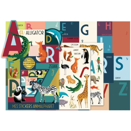Animal Alphabet Activity Stickers