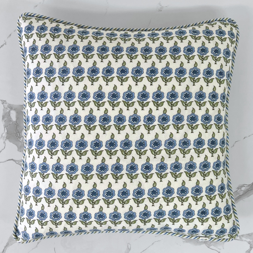 Block Print Cushion - #11