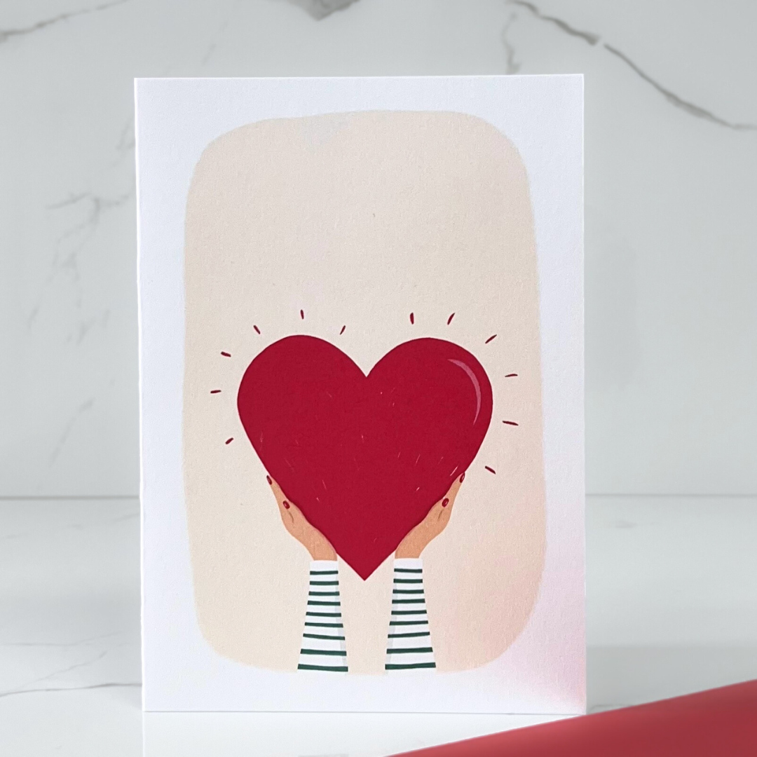 Card French Heart