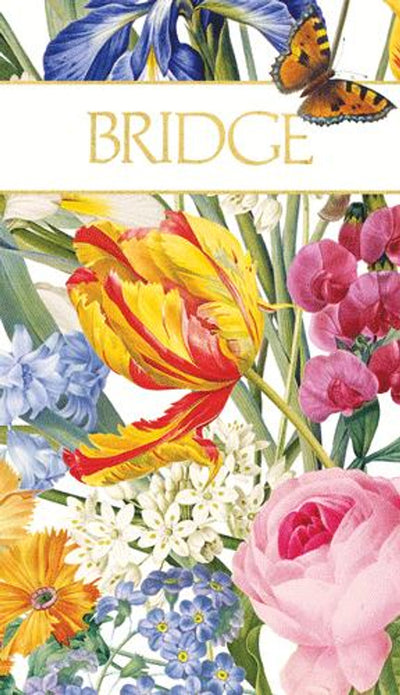 Bridge Score Pad - Redoute Floral