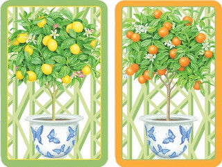 Bridge Cards - Citrus Topiaries