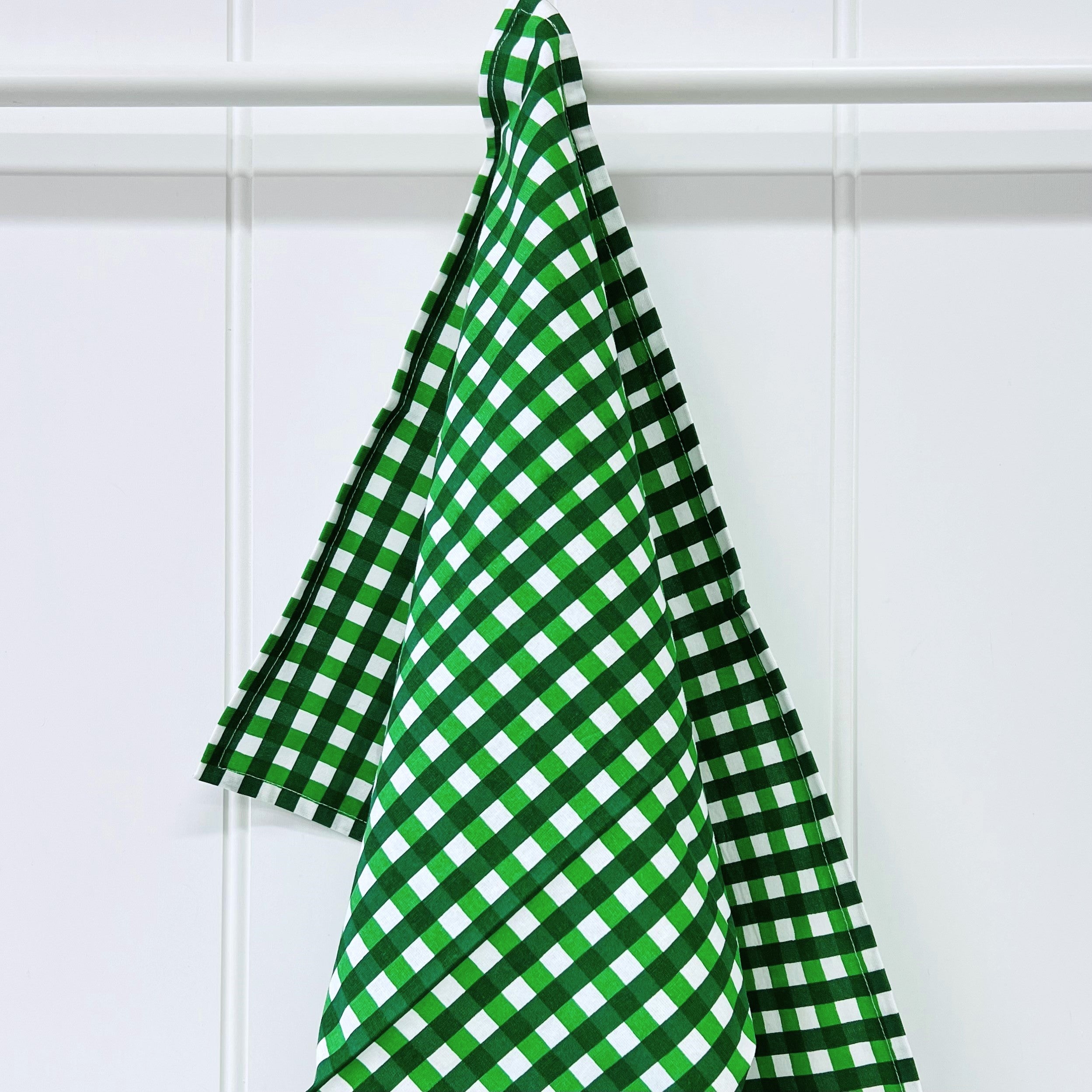 Green & Light Green Tea Towel Home and Abroad Trading