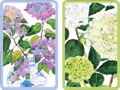 Bridge Cards - Hydrangeas & Porcelain