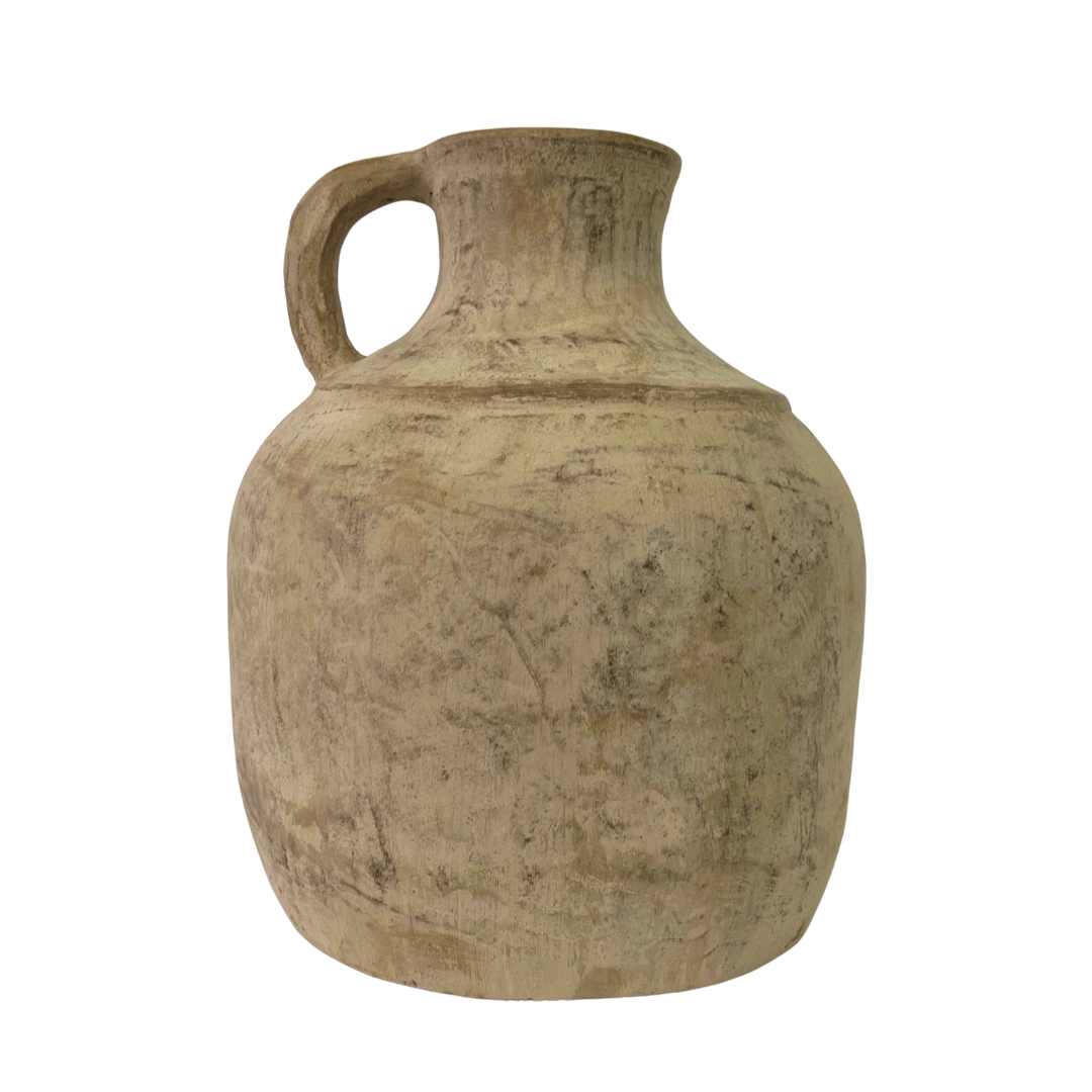 Terracotta Pot - Large Pot with Handle