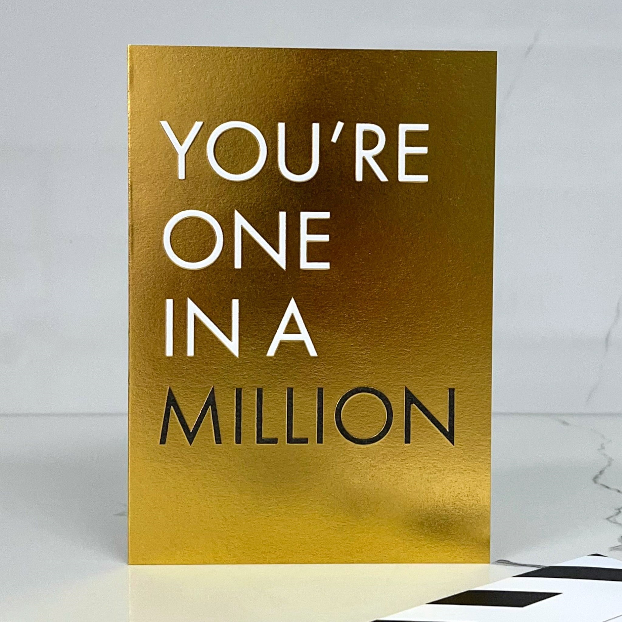 Card You're One In A Million Home and Abroad Trading