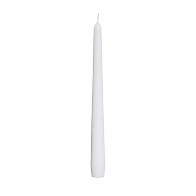 White dripless candle