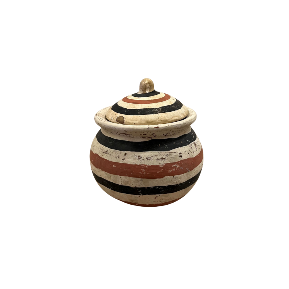 Small Clay Pot - Primitive Design #2 (available in-store only)