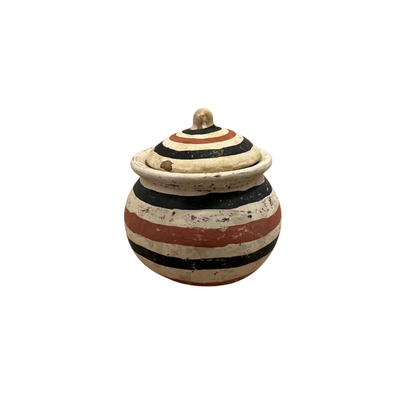 Small Clay Pot - Primitive Design #2 (available in-store only)