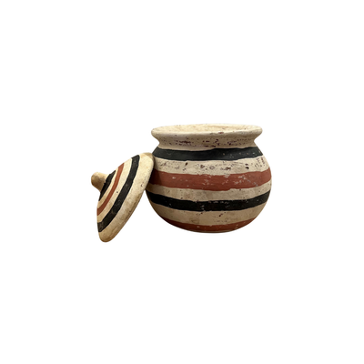 Small Clay Pot - Primitive Design #2 (available in-store only)