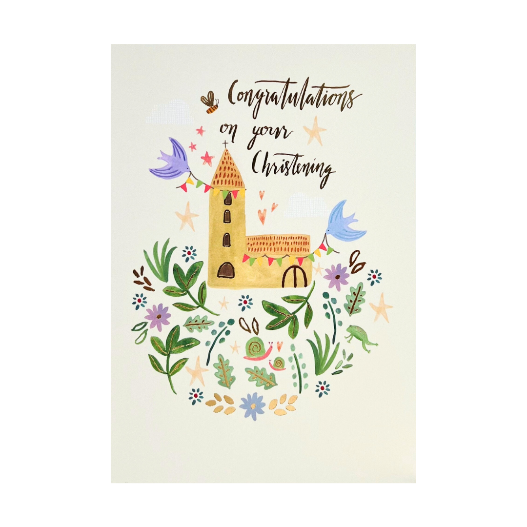 Card Congratulations on your Christening