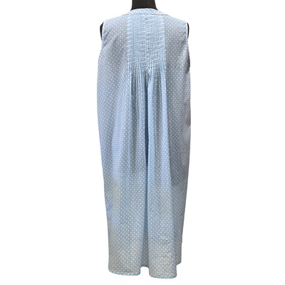 Sleeveless Nightie - Jali Blue