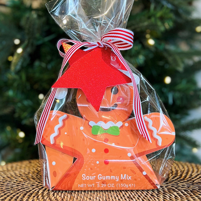 Gingerbread Sour Fruit Gummy Sweets