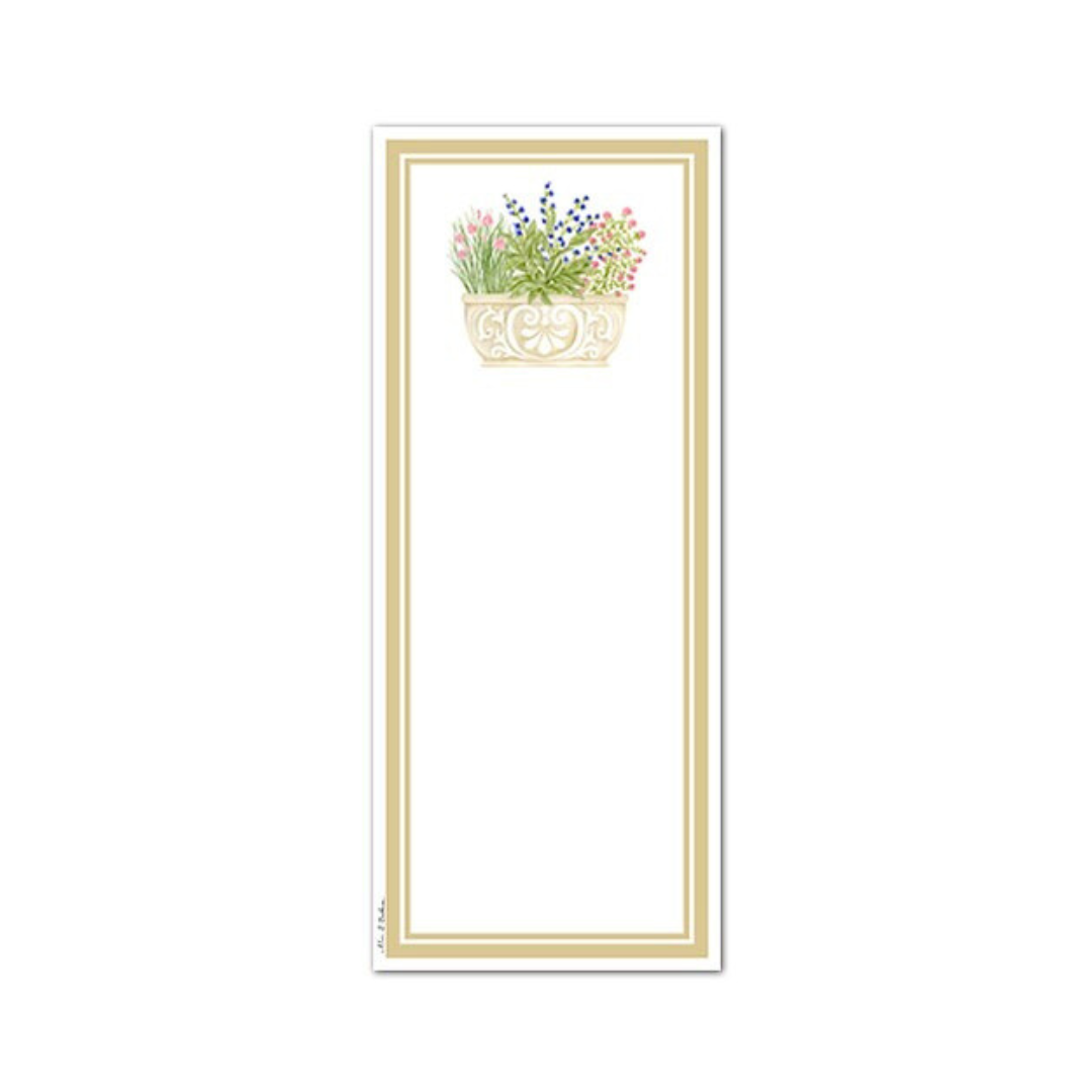 Magnetic Notepad - Herb Pot