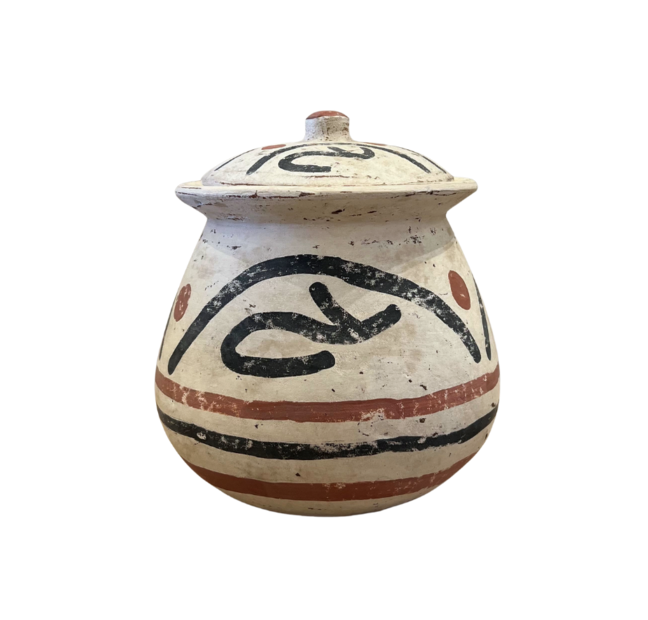 Medium Clay Pot - Primitive Design #13 (available in-store only)