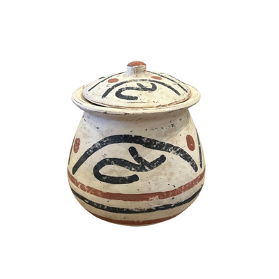 Medium Clay Pot - Primitive Design #13 (available in-store only)