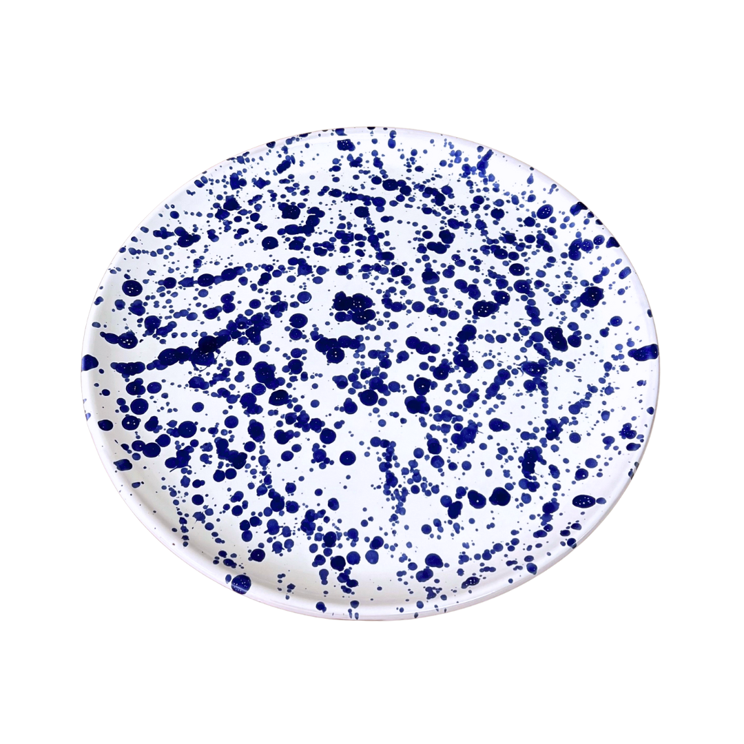 Blue - Flat Round Platter 33cm (available in-store only)