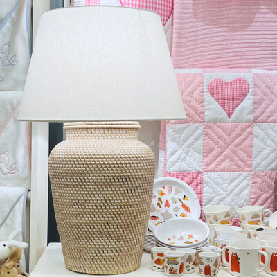 White Lamp Base - 2 Sizes (available in-store only)