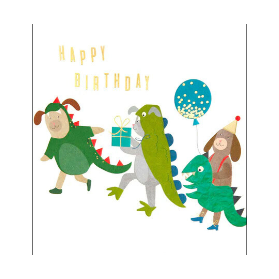 Card - Birthday Dino Dogs