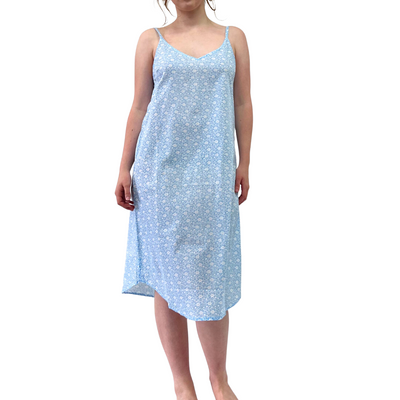 Long Camisole Nightie - Blue