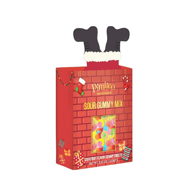 Santa Sour Fruit Gummy Sweets