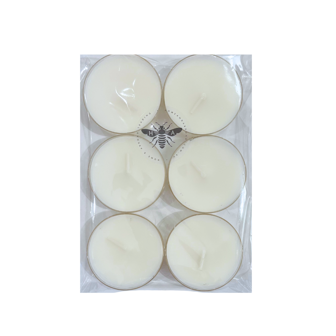 Maxi Tealight 8hour Pk6