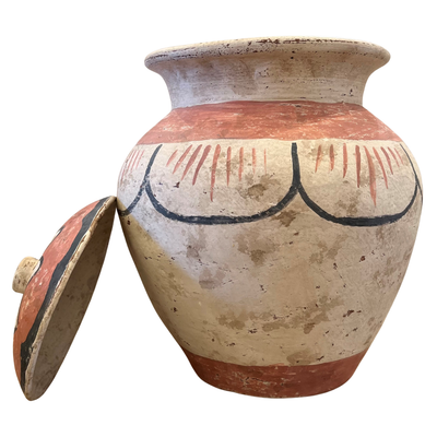 Extra Large Clay Pot - Primitive Design #2 (available in-store only)