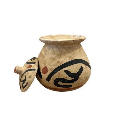 Medium Clay Pot - Primitive Design #2 (available in-store only)