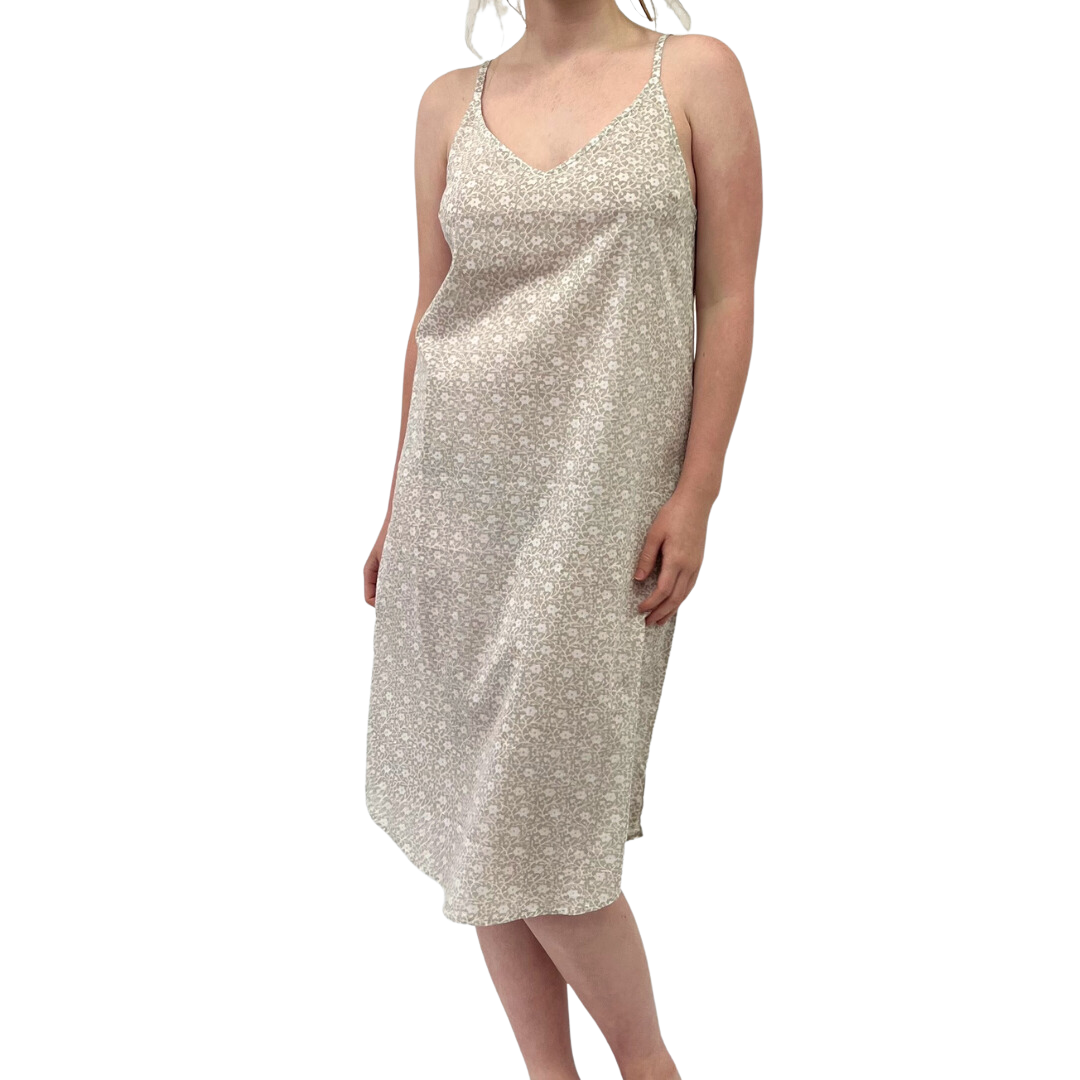 Long Camisole Nightie - Linen