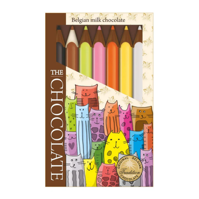 Giant Milk Chocolate Pencils - Cats
