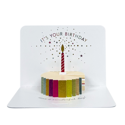 Card - Cake & Candle Pop-Up