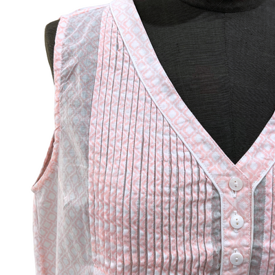 Sleeveless Nightie - Jali Pink