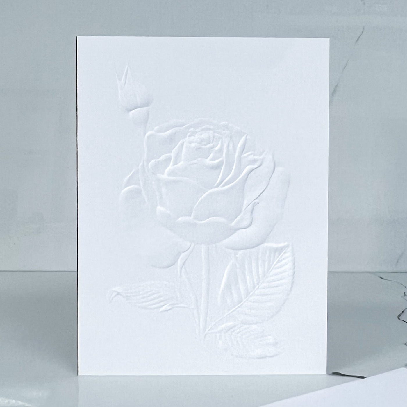 Card Vertical Rose