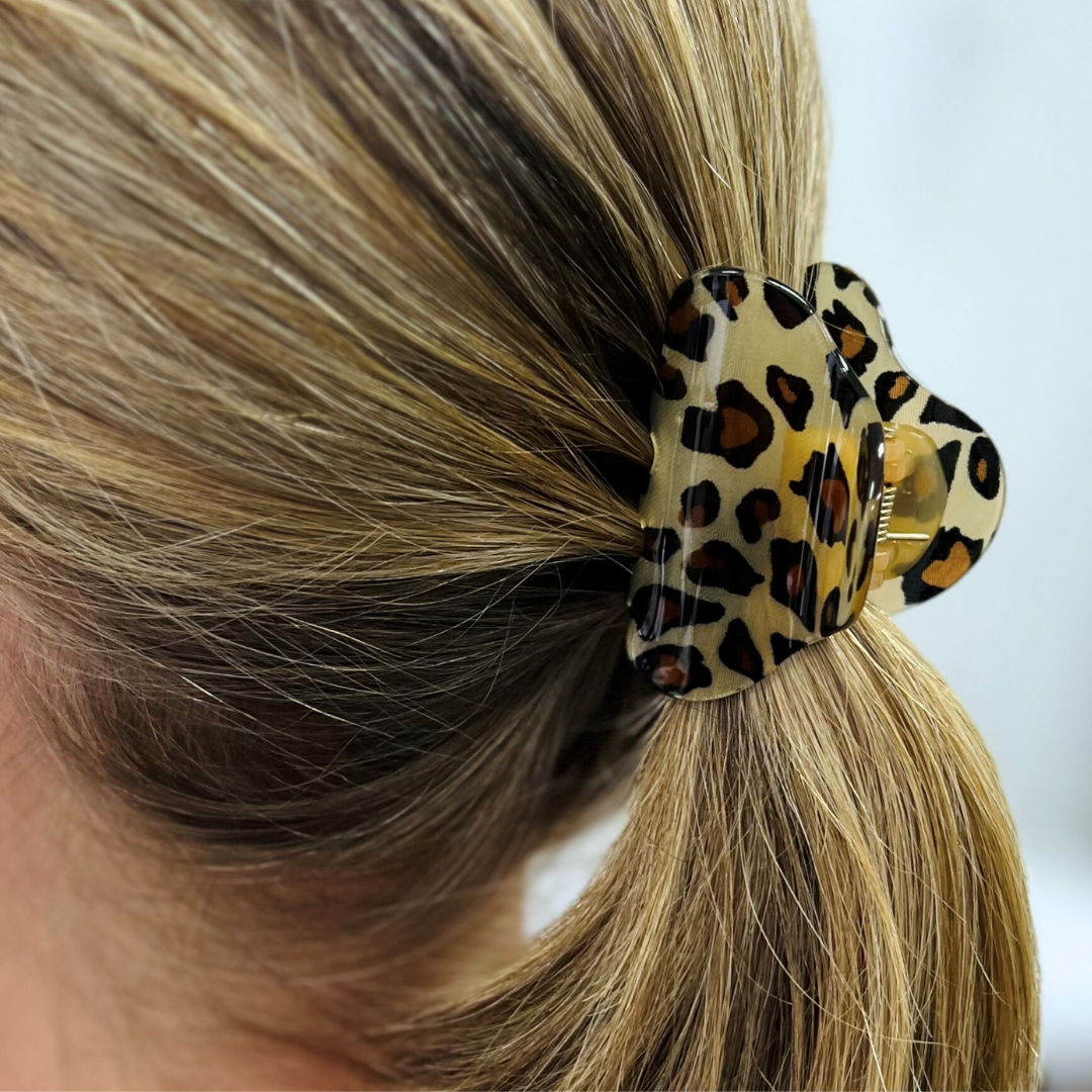 Hair Clip - Light Animal