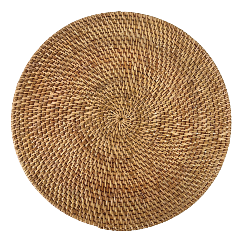 Tan Round Placemat - 2 sizes