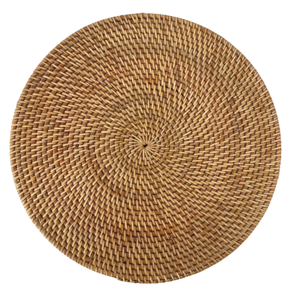 Tan Round Placemat - 2 sizes