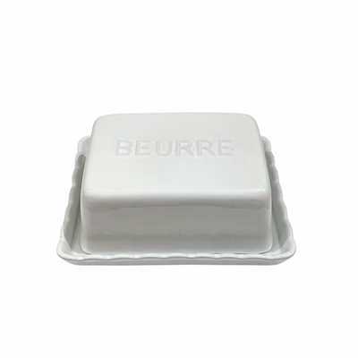 Butter Dish - White (available in-store only)