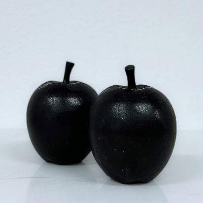 Wooden Fruit - Black Wash Apple