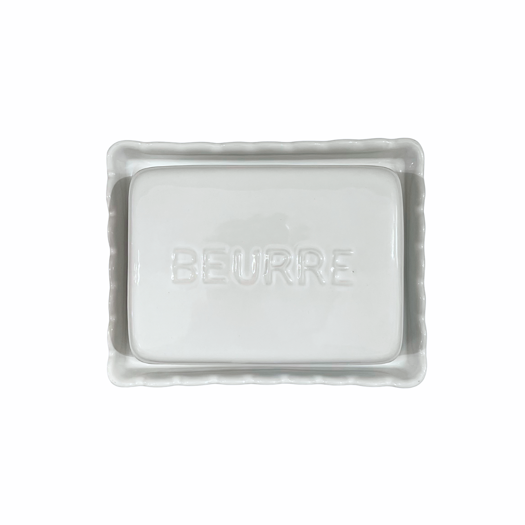 Butter Dish - White (available in-store only)