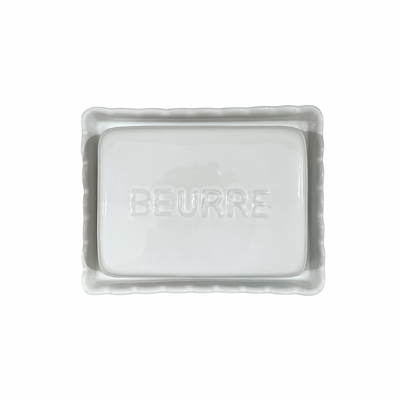 Butter Dish - White (available in-store only)