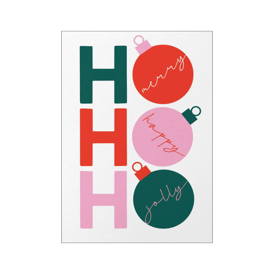 Christmas Card - Ho Ho Ho