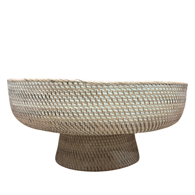 White Extra Large Footed Bowl (available in-store only)