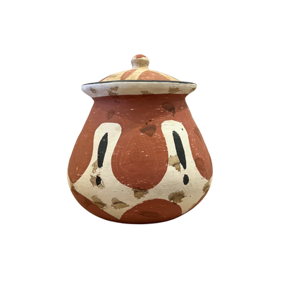 Medium Clay Pot - Primitive Design #4 (available in-store only)