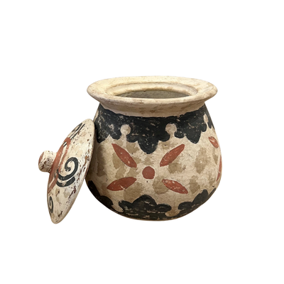 Medium Clay Pot - Primitive Design #12 (available in-store only)