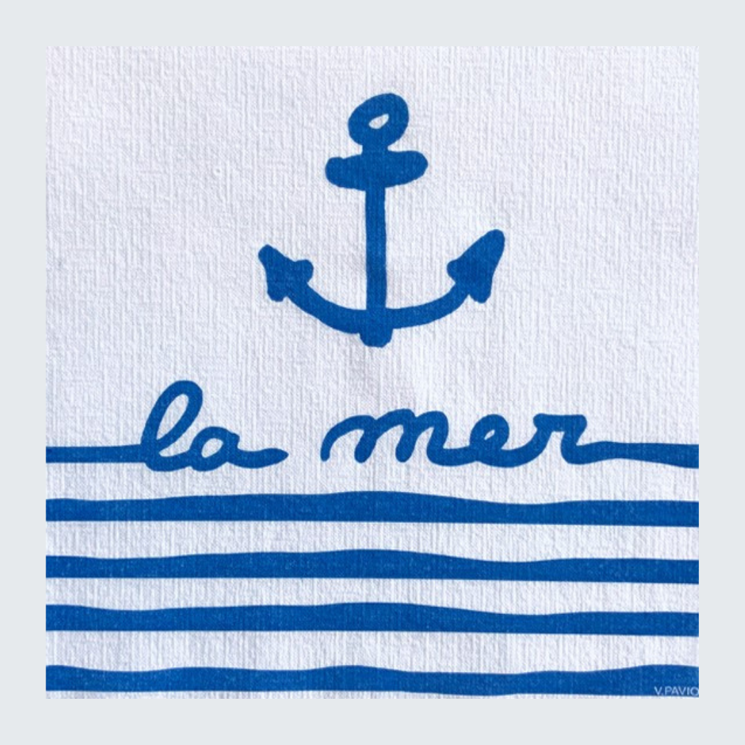 Serviette 40cm x 40cm La Mer