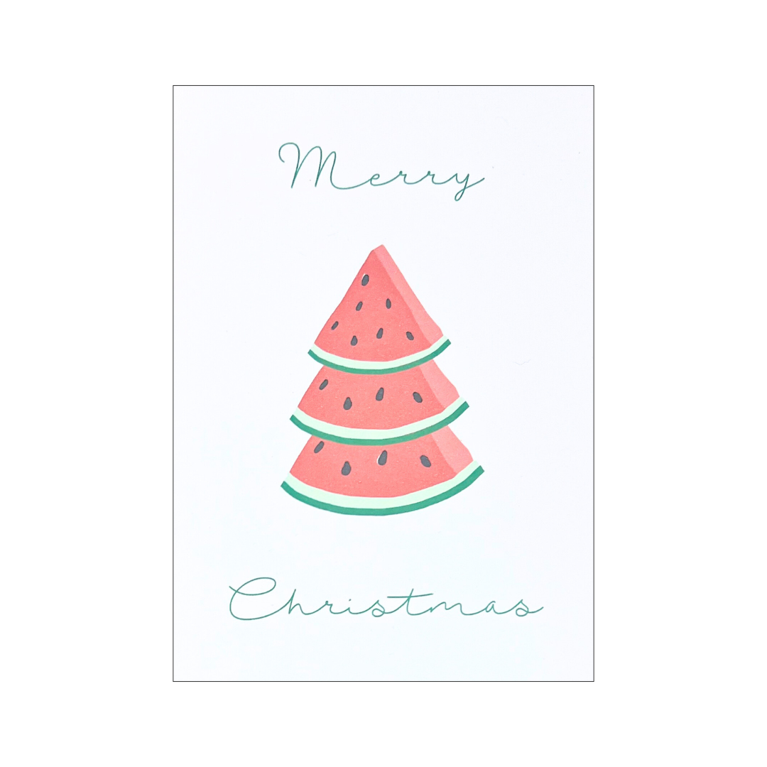 Christmas Card - Watermelon Tree