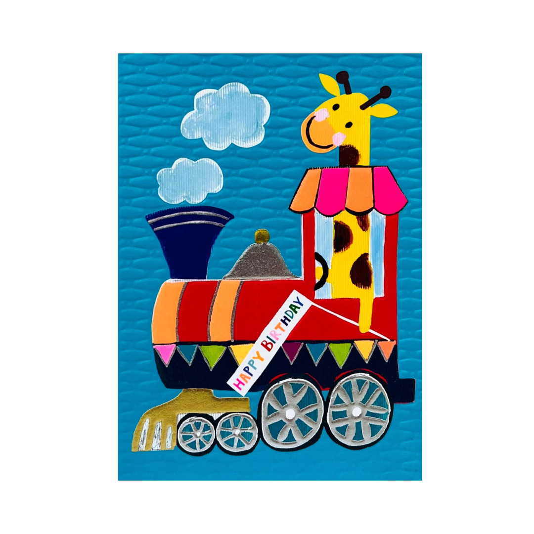 Card - Happy Birthday Train