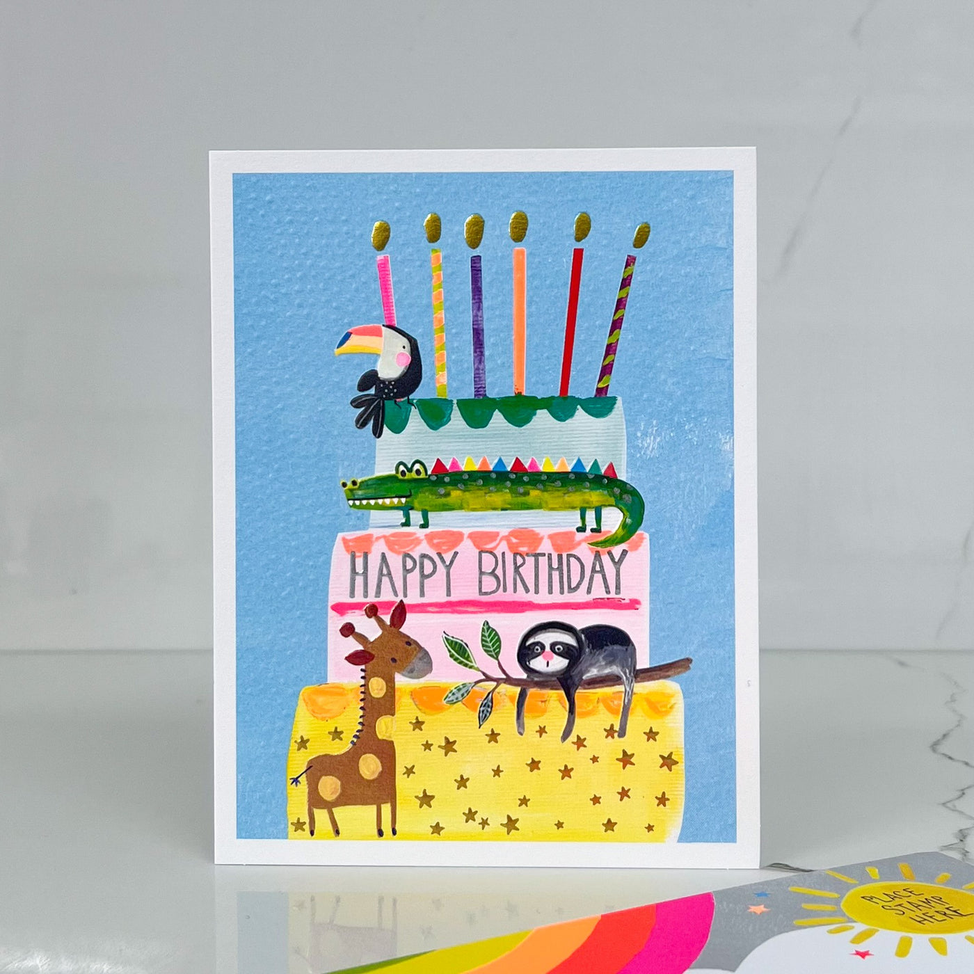 Card Animal Cake