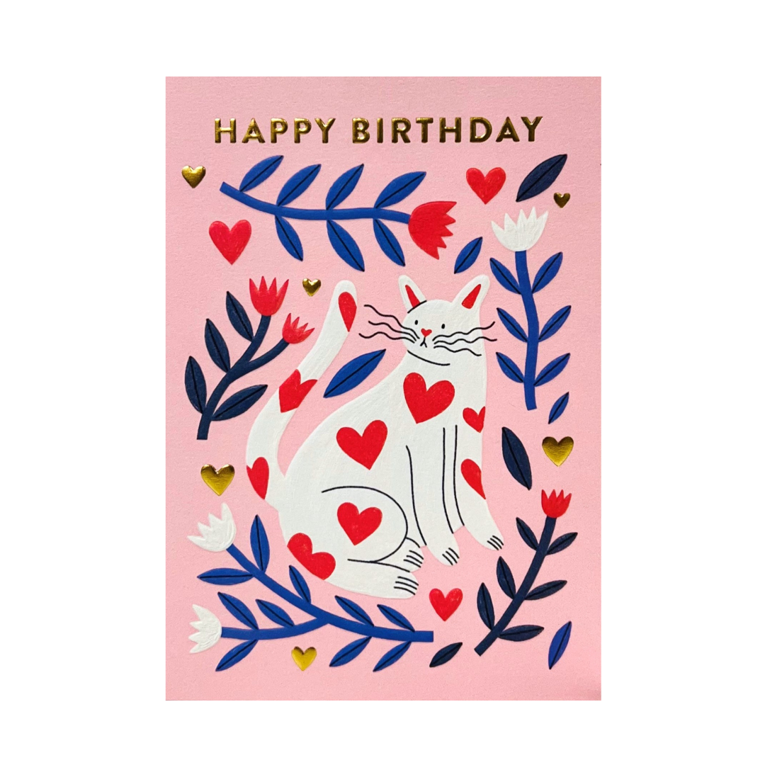 Card - Happy Birthday Cat